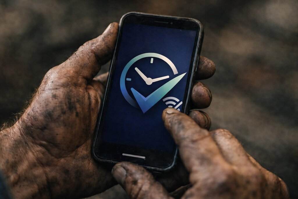 Zeiterfassung im Einsatz