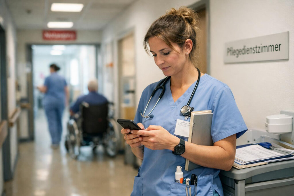 Zeiterfassung im Einsatz